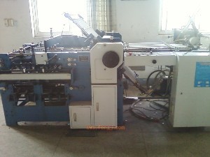 處理二手08年紫宏折頁(yè)機(jī)-丹陽(yáng)印刷物資